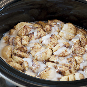 Crock Pot Soft Cinnamon Roll