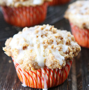 Christmas Eggnog Coffee Cake Breakfast Muffins