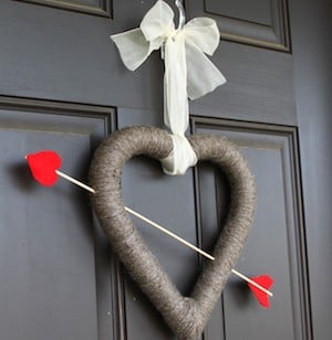 Cupid’s Arrow Valentine’s Day Wreath front door decor