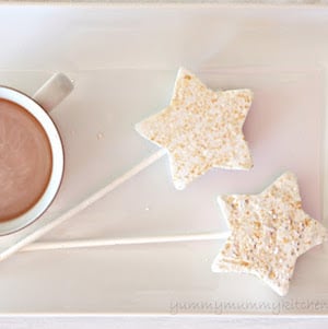 Glittery Star Homemade Marshmallows