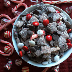 Peppermint Bark Puppy Chow