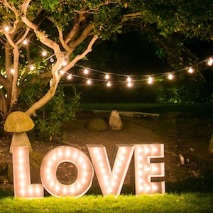 DIY Marquee Letters