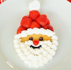 Santa Pancakes for kids