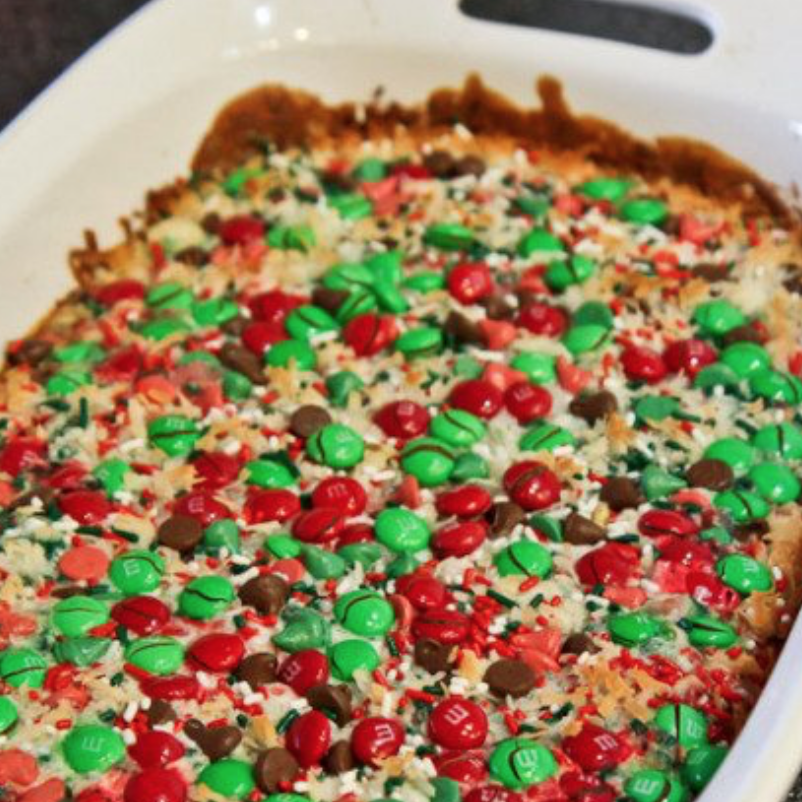 Christmas Magic Cookie Bar Dessert