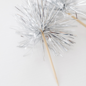 DIY Sparklers topper