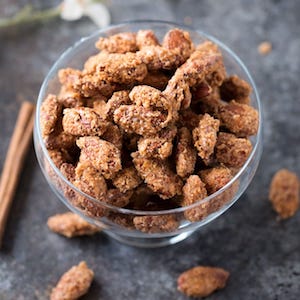 Vanilla Cinnamon Candied Almonds