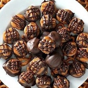 Salted Caramel Pretzel Pecan Bon Bons