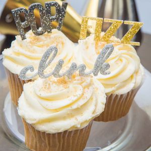 New Years Cupcake Toppers