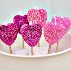 Heart Candles