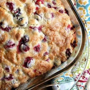 Cranberry Buttermilk Christmas Breakfast Cake