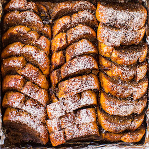 Christmas Gingerbread French Toast Breakfast Bake