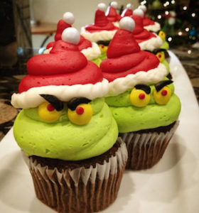  Grinch Cupcakes