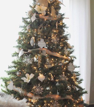 Rustic Glam Christmas Tree