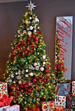 Colorful Ornament Christmas Tree