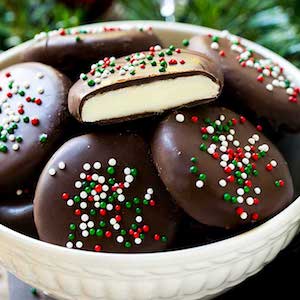 Homemade Christmas Peppermint Patties Recipe