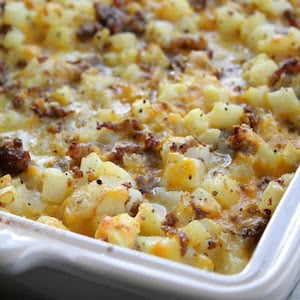 Cheesy Potato Breakfast Casserole