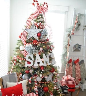 Santa North Pole Christmas Tree