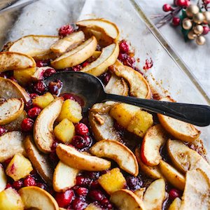 Spiced Hot Fruit Bake