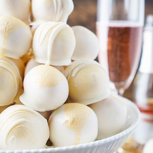 Strawberries & Champagne Cake Balls