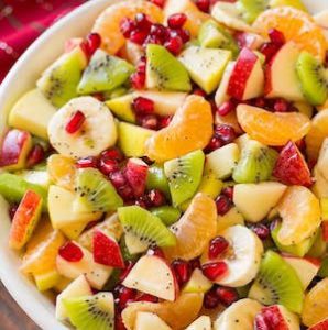Christmas Breakfast Fruit Salad