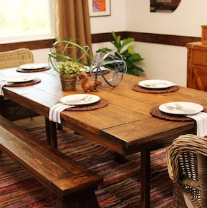 Farmhouse Table for the dining room