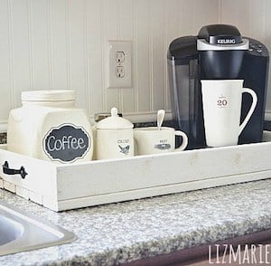 farmhouse Wood Tray 