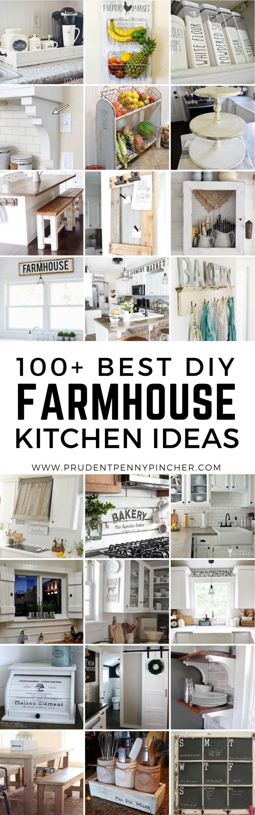 100 Best Farmhouse Kitchen DIY Ideas Prudent Penny Pincher