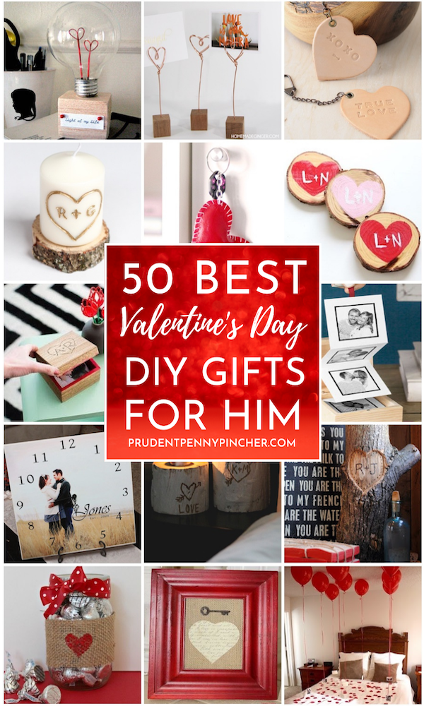 50 DIY Valentine's Day Gifts for Him - Prudent Penny Pincher