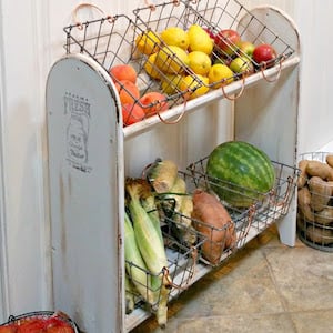 farmhouse kitchen Vegetable Stand 