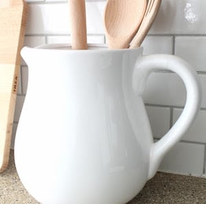 farmhouse ceramic vase kitchen Utensil Holder