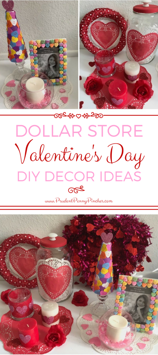 Plastic bags throw don Dollar Store Valentine's Day Decor Ideas - Prudent Penny Pincher