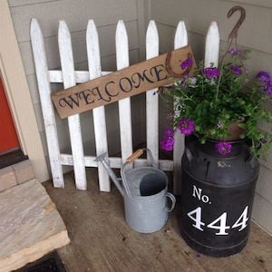 Farmhouse Display next to front door