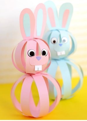 Easy Paper Strips Bunny