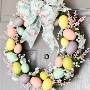 easter egg wreath