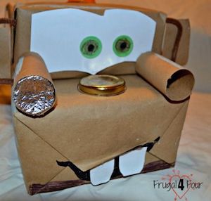 DIY Tow Mater Valentine’s Box