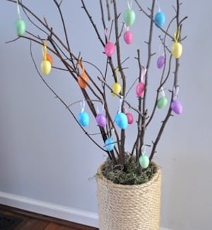 dollar tree Easter Egg Tree decoration
