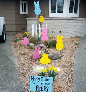 Front Yard Easter Decorations