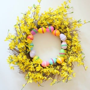 Last Minute Easter Wreath 