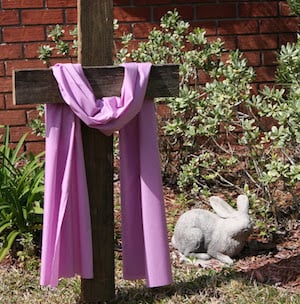 DIY Easter Cross 