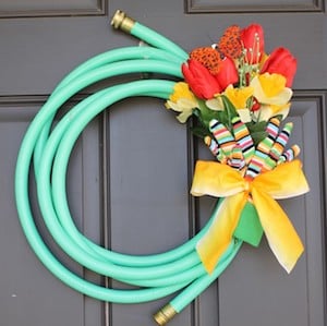 Garden Hose Door Decoration