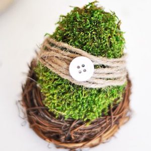 Moss Covered easter Egg