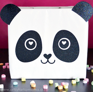 Panda valentine box idea