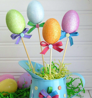 Dollar Tree Easter Egg Centerpiece 