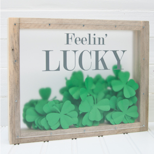 St. Patrick's Day Shadow Box