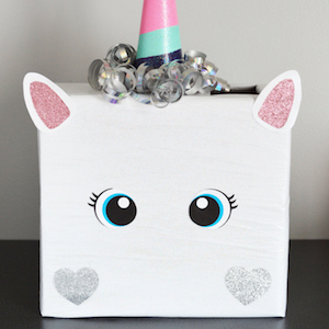 Unicorn Valentine Box 