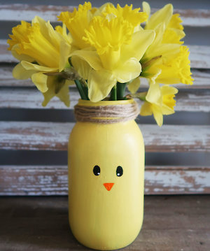 Recycled Chick Vase