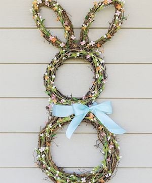 DIY Grapevine Bunny Wreath