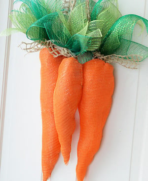 deco mesh carrots