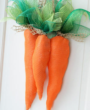 Deco Mesh Carrots