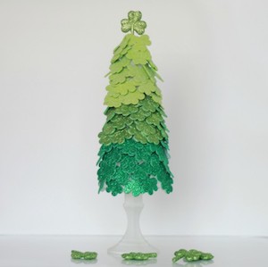 green ombre shamrock Tree